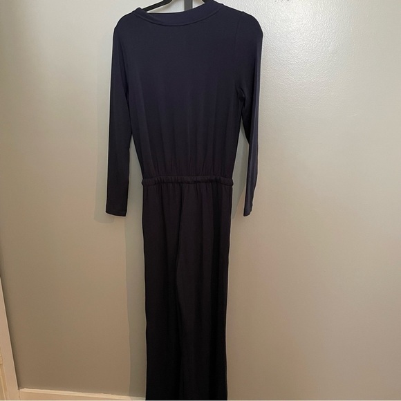 NWT Lou & Grey Signaturesoft Henley Jumpsuit Size XS - Picture 7 of 9